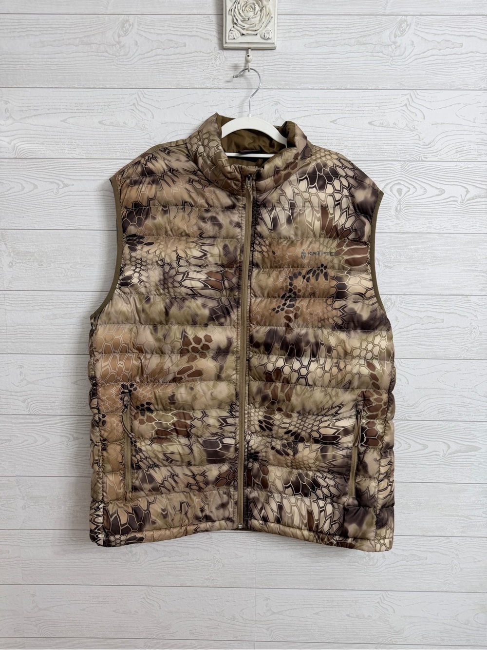 KrylTek Men's Quilted Camouflage Insulated Puffer Vest. Size XXL